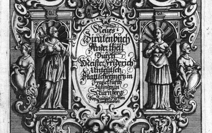 Friedrich Unteutsch, Neues zieratenbuch […], Norimberga, 1650 ca.