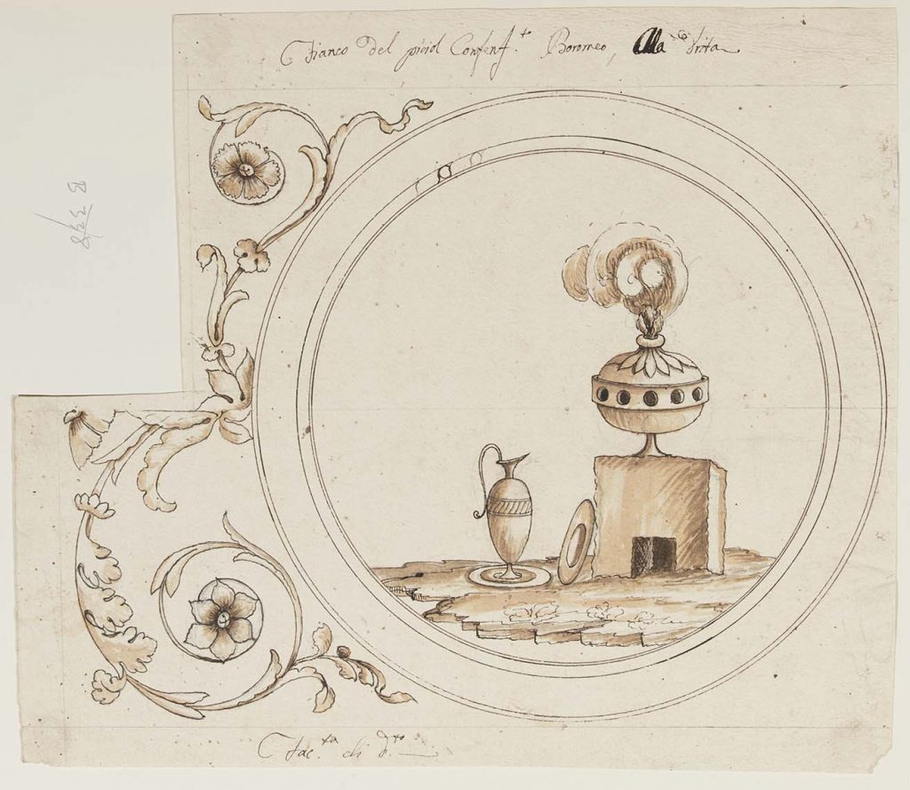 Giuseppe Maggiolini disegno preparatorio per tarsia