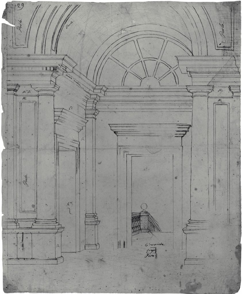 Giuseppe Levati disegno preparatorio per tarsia Giuseppe Maggiolini